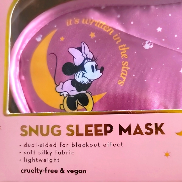 👍Host Pick👍NWT The Creme Shop Disney Minnie Mouse Snug Sleep Mask - Picture 3 of 6